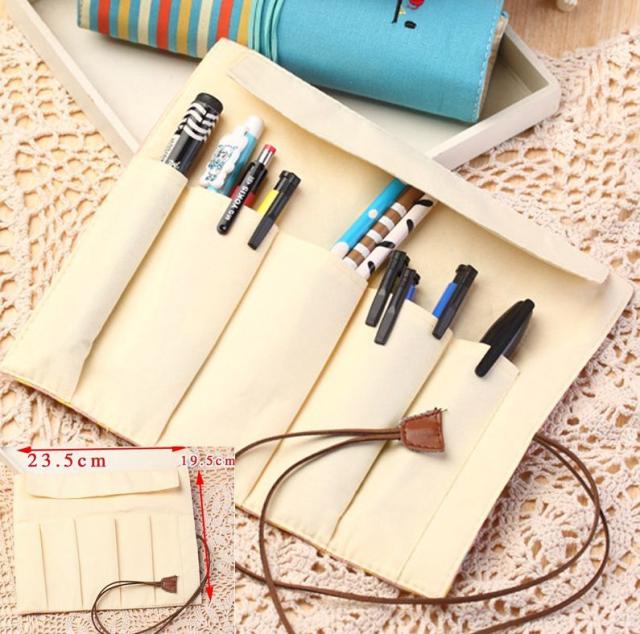 ペンケース ペンポーチ 筆箱 文房具 顔 ボーダー コンパクト 可愛い かわいい ロール 文具 ペン入れ 女の子 学生 学校の通販はau Pay マーケット プラスナオ