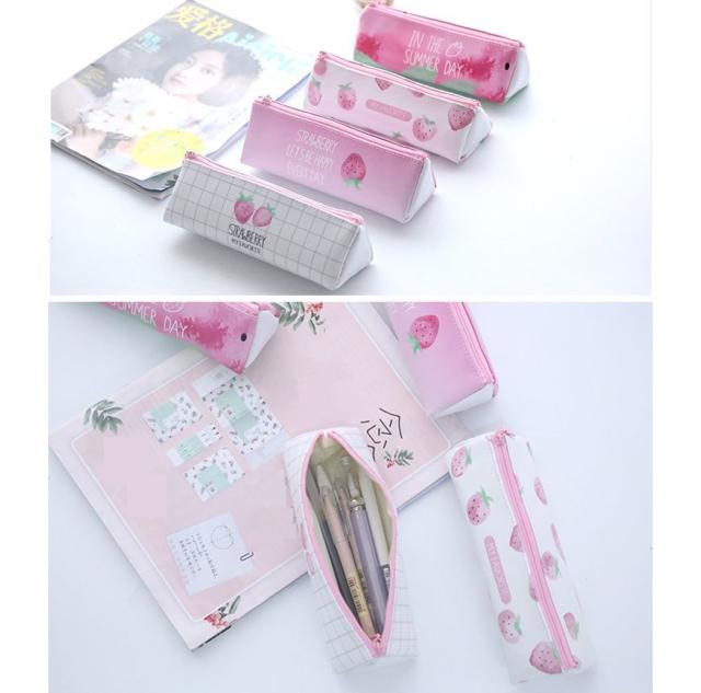 ペンケース 筆箱 文房具 雑貨 イチゴ ポーチ 可愛い 学校 オフィス 勉強 おしゃれ プレゼント ギフトの通販はau Pay マーケット プラスナオ