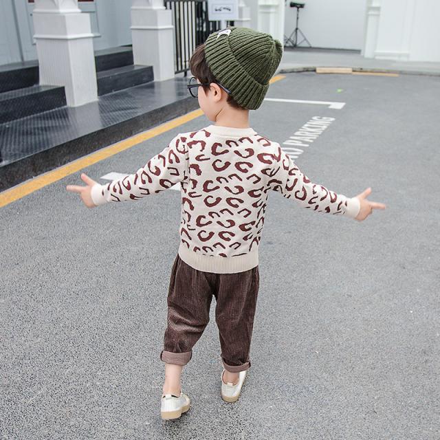 ニット キッズ 男の子 女の子 セーター ヒョウ柄 レオパード 子供服 クルーネック 長袖 トップス カジュアル おしゃれ かわの通販はau Pay マーケット プラスナオ