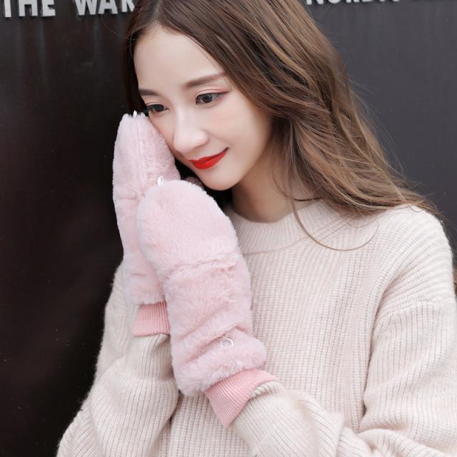 手袋 レディース 2way手袋 ミトン 指ぬき手袋 指なし手袋 無地 ふわふわ おしゃれ 女性 婦人 ミトン手袋 指なしグローブの通販はau Pay マーケット プラスナオ
