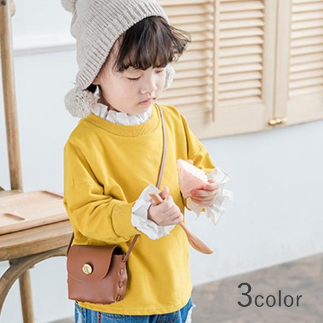 トレーナー 重ね着風 トップス キッズ 子供服 女の子 80 1cm 長袖 フリルカラー シンプル かわいい おしゃれ 秋冬の通販はau Pay マーケット プラスナオ