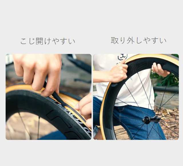 タイヤレバー 自転車 バイク タイヤ交換 タイヤ脱着 工具 タイヤチューブ 交換 チューブ取り外しの通販はau Pay マーケット プラスナオ