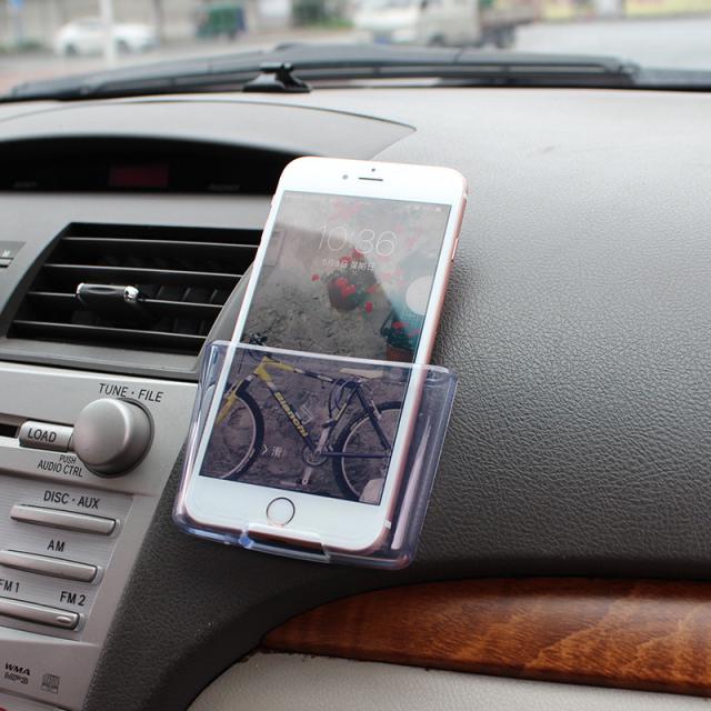 スマホホルダー 携帯 スマホスタンド カー用品 車用 カーアクセサリー 収納 車載ホルダー スマートフォン おしゃれ クリアの通販はau Pay マーケット プラスナオ