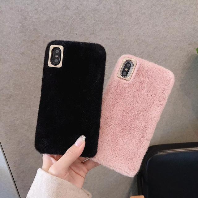 Iphone ケース Iphoneカバー フェイクファー アイフォン ボア ふわふわ もこもこ スマホケース 携帯ケース 背面の通販はau Pay マーケット プラスナオ
