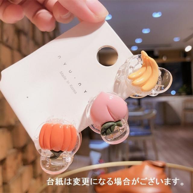 ヘアクリップ ヘアアクセサリー 子供用 キッズ 前髪クリップ フルーツ 野菜 可愛い おしゃれ お出かけ バナナ トマトの通販はau Pay マーケット プラスナオ