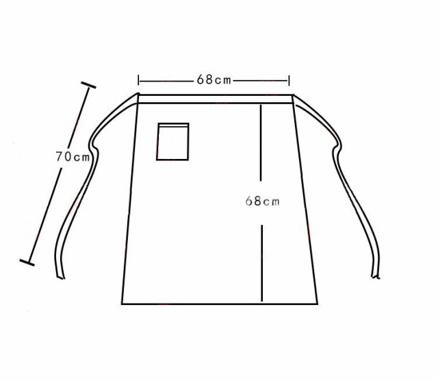 カフェエプロン おしゃれ シンプル サロンエプロン 腰エプロン かっこいい かわいい 保育士 ギャルソン ソムリエ スタッフ 前の通販はau PAY  マーケット - プラスナオ