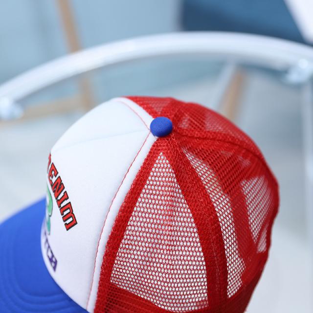 帽子 キャップ ベビー用 キッズ 子ども メッシュ つば付き帽子 英字 英語 サイズ調整可能 カジュアル かっこいい 格好良い の通販はau Pay マーケット プラスナオ