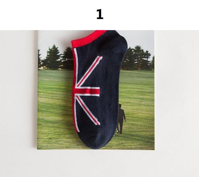 ショートソックス メンズ 男性 男子 靴下 ソックス くるぶし丈 アンクル丈 ユニオンジャック ユニオンフラッグ 星条旗 ボーの通販はau Pay マーケット プラスナオ