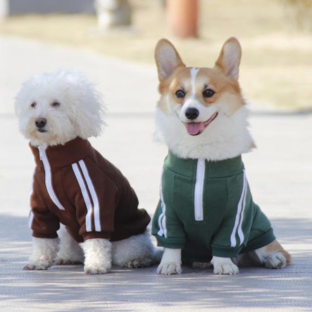 ジャージ ペット服 L 3xl 小型犬 中型犬 ペット用品 わんちゃん用 犬用品 ドッグウェア 袖あり ハイネック スポーティの通販はau Pay マーケット プラスナオ