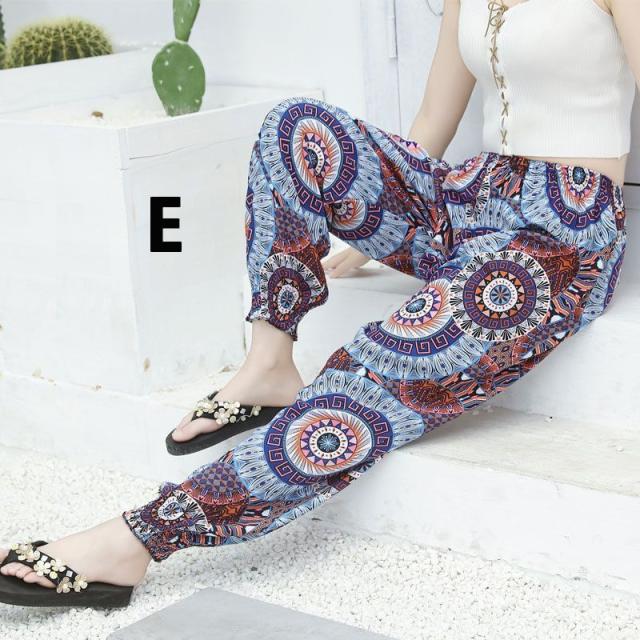 【新品】アラジンパンツ　タイパンツ【ゴム紐】P2柄ワイン　F452 新品】アラジンパンツ タイパンツ【ゴム紐】P2柄ワイン F452 タイ