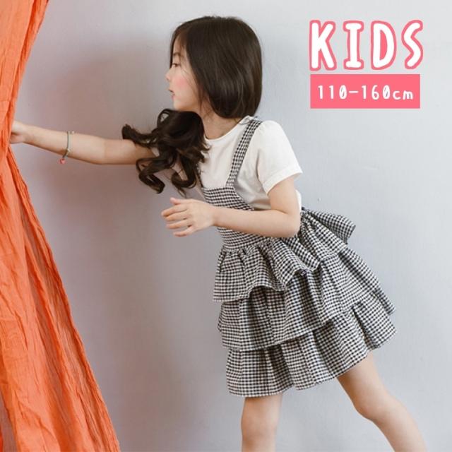 ジャンパースカート スカート ボトムス 110 160cm キッズ ジュニア 子供服 女の子 ガールズ ティアード チェック柄 の通販はau Pay マーケット プラスナオ
