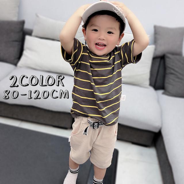 セットアップ 上下セット 半袖tシャツ 半ズボン キッズ 子供服 女の子 男の子 夏服 春服 ショートパンツ ゴムウエスト ボーの通販はau Pay マーケット プラスナオ