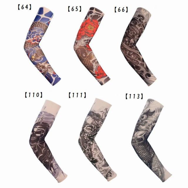 タトゥー アームカバー アームスリーブ 男女兼用 レディース