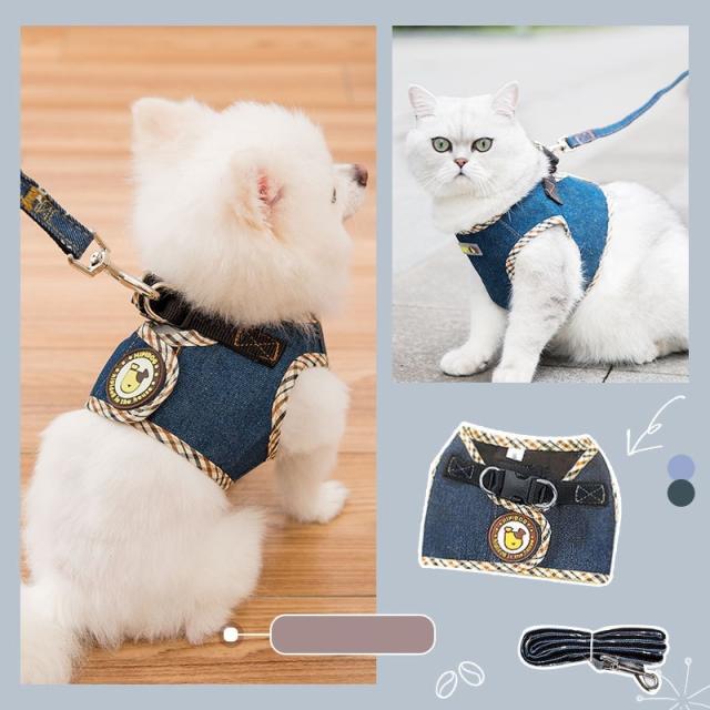 ハーネスリードセット ハーネス&リード お散歩グッズ ワンちゃん用 胴