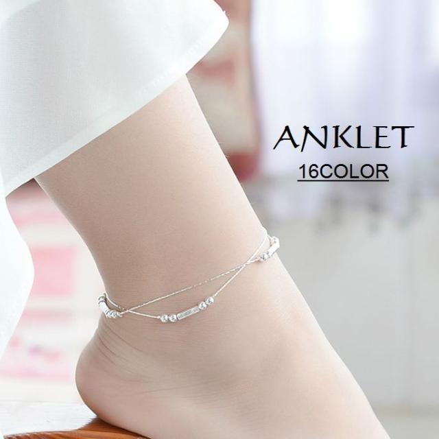 アンクレット フット 足首 アクセサリー レディース メンズ シンプル ラインストーン ハート フラワー 花 蝶々 星 スター の通販はau Pay マーケット プラスナオ