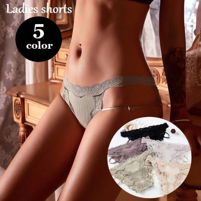 ヒップハンガーショーツ 単品 ローライズ レディース インナー 紐パン レース パンツ 下着 パンティ ローウエスト 女性用 ヒの通販はau Pay マーケット プラスナオ