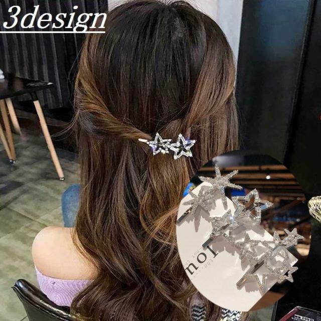 ヘアピン ヘアクリップ レディース ヘアアクセサリー 髪留め 髪飾り ヘアアレンジ ラインストーン 天然石風 宝石風 結晶風 スの通販はau Pay マーケット プラスナオ