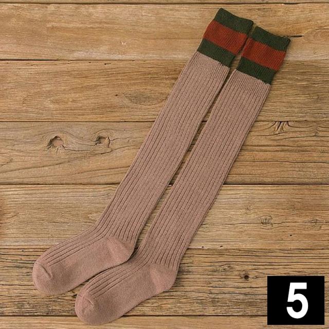 靴下 ソックス ニーハイソックス ライン ボーダー シンプル ミニスカートコーデ 可愛い 秋 ニット素材 暖かい レディース 女の通販はau Pay マーケット プラスナオ