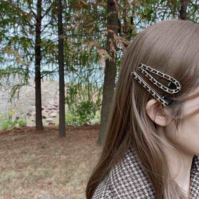 ヘアピン パッチン留め 2個セット レディース ヘアクリップ 女性 髪留め ヘアアクセサリー まとめ髪 ヘアアレンジ 鎖モチーフの通販はau PAY  マーケット プラスナオ au PAY マーケット－通販サイト
