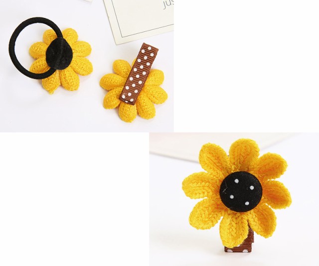 ヘアクリップ ヘアゴム 単品 子供用 キッズ ヘアアクセサリー