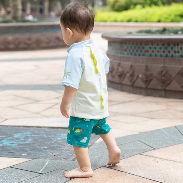 水着 3点セット 半袖 ショートパンツ 水泳帽 キッズ ベビー 子供 プル