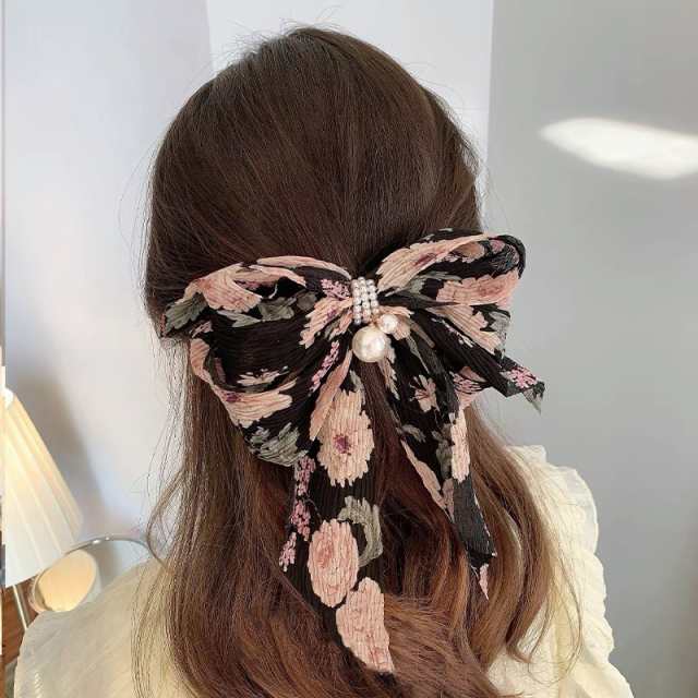 バレッタ レディース ヘアアクセサリー 上品 きれいめ 可愛い 大きめ