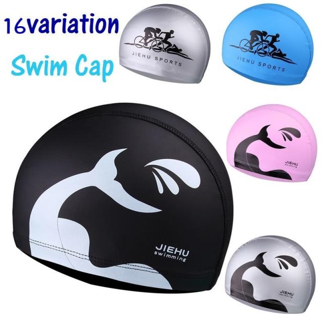 スイムキャップ 水泳帽 レディース メンズ 男女兼用 水泳用品 プールグッズ 競泳用 スイミング 女性 男性 大人用 プリント柄