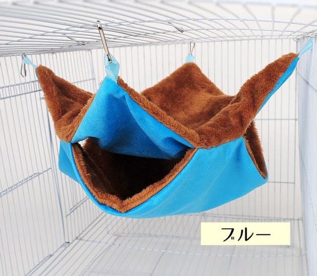 730小動物用シングルハンモック・お布団付き(金具・紐なし 小動物用