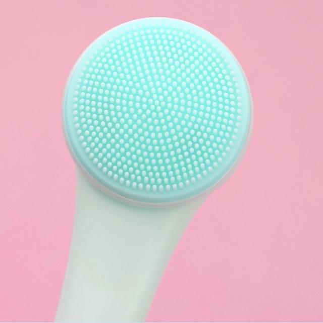 洗顔ブラシ 2way 毛穴ブラシ クレンジングブラシ スキンケア 洗顔