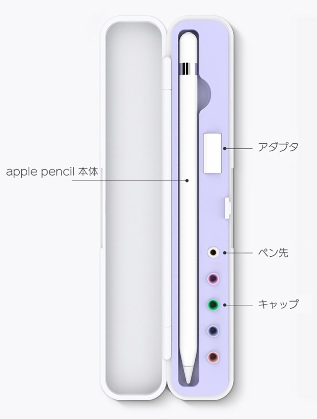 Apple Pencil ケース カバー アップルペンシル 第1世代 第2世代 