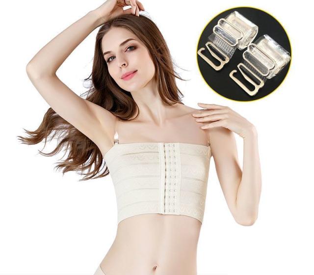 ブラジャー 小さくみせるブラ ガードル 補正下着 胸 コルセット