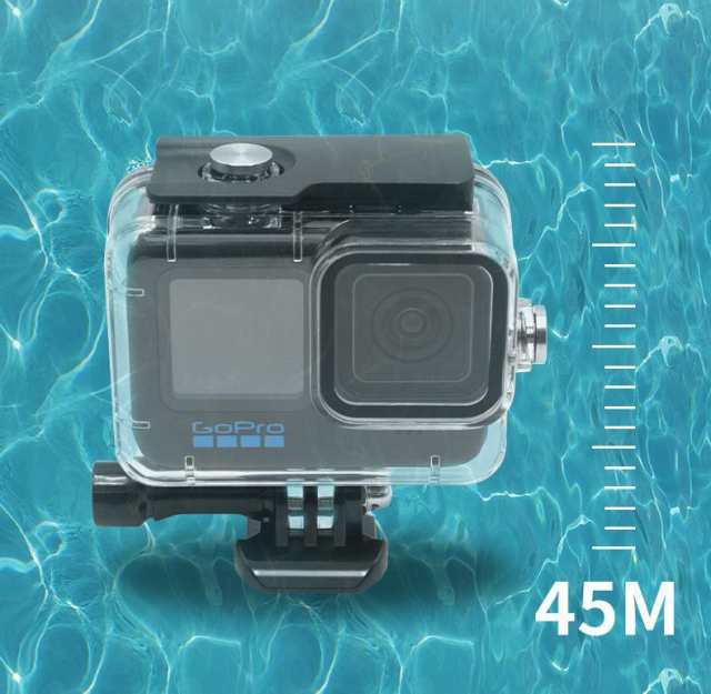 素晴らしい価格 TELESIN GoPro 用 防水ハウジングケース 3種類の色 フィルター Hero 11 mini 10 60m  水深ダイビング 防水
