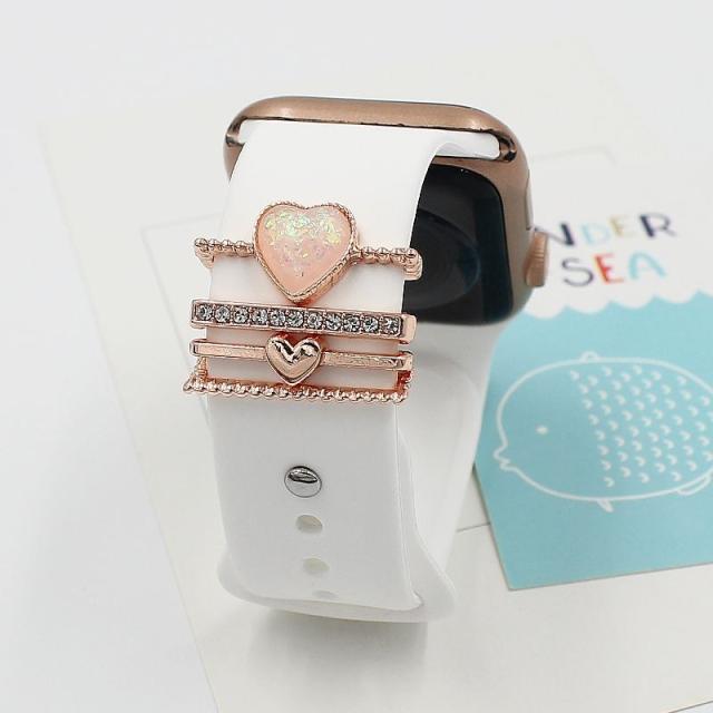 スマートウォッチアクセサリー 4本セット applewatch アップルウォッチ 