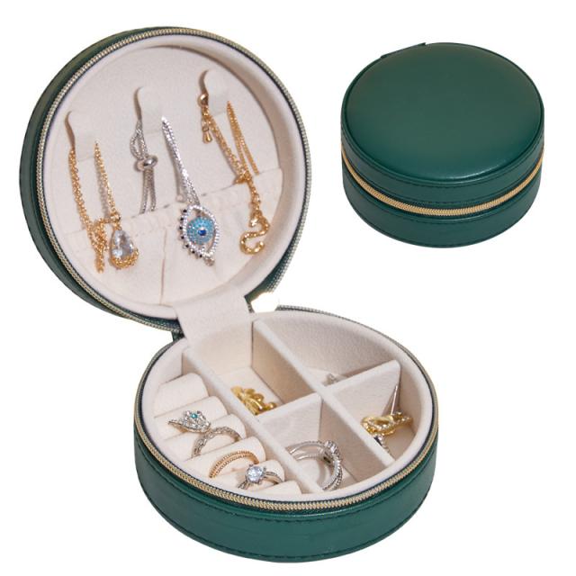 オーストリッチ レザー ジュエリーボックス アクセサリーケース ネックレス 指輪 オーストリッチ レザー ジュエリーボックス アクセサリーケース