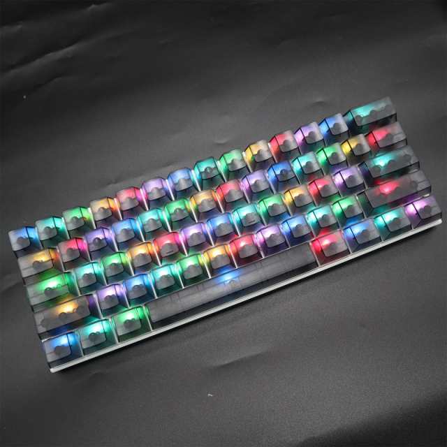キーキャップ メカニカルキーボード用 104キー スケルトン 印字