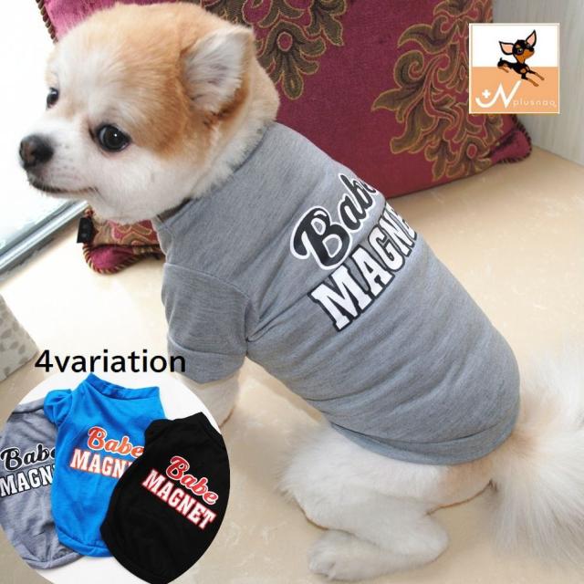 ペット用 犬 ドッグウェア 犬用 洋服 プルオーバー 半袖 タンクトップ 犬用ウェア かっこいい おしゃれ 犬の洋服 プリント 