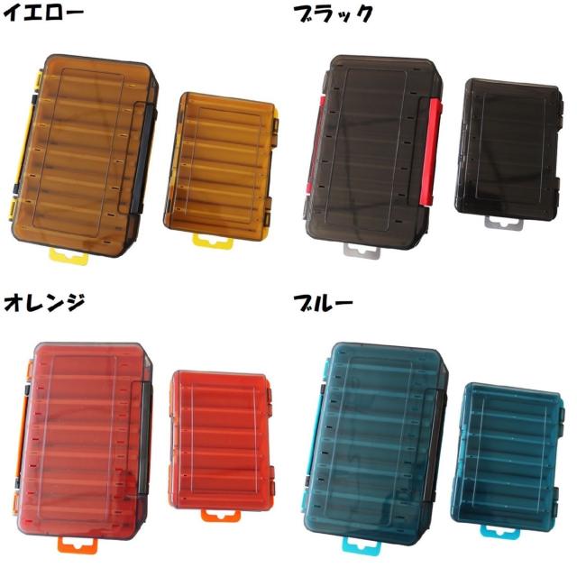 ルアーケース フライケース エギケース 道具箱 14マス 釣り用品 両面