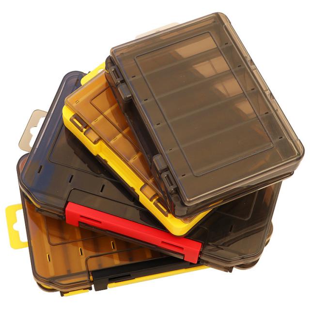 ルアーケース フライケース エギケース 道具箱 14マス 釣り用品 両面