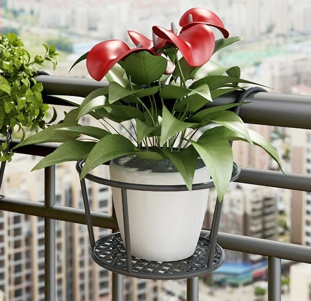 プランター 引っ掛け 8連 ベランダ フェンス フック 大型 植木鉢 スタンド ハンガー 壁掛け 吊り下げ 野菜 果物 家庭菜園 フラワーラック プランター ベランダ 引っ掛け 8連 ベランダ手すり ポケット フェンス