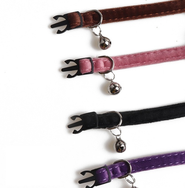 猫用首輪 セーフティバックル カラー リボン付 くびわ