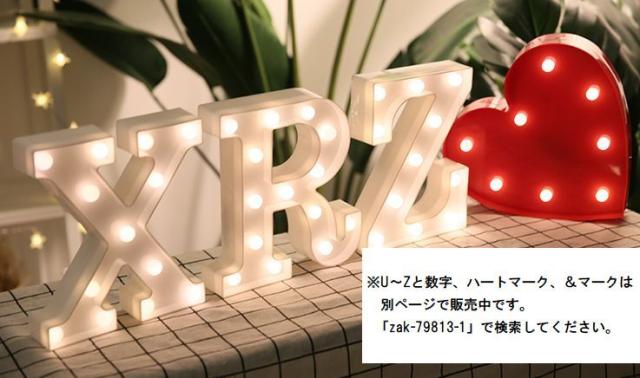 マーキーサイン マーキーライト LEDライト 電池式 アルファベット 英字