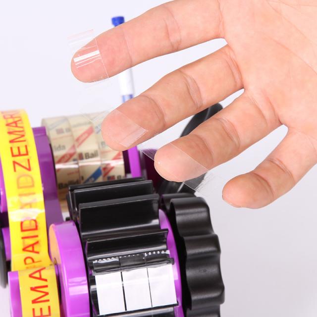 テープカッター 35mm 46mm テープディスペンサー 同じ長さ 一定 裁断