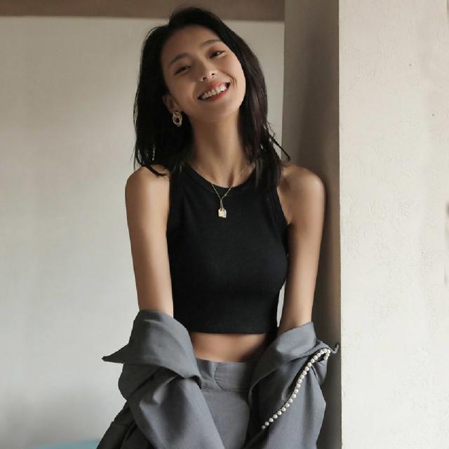 タンクトップ レディース 女性用 トップス ノーマル丈 ショート