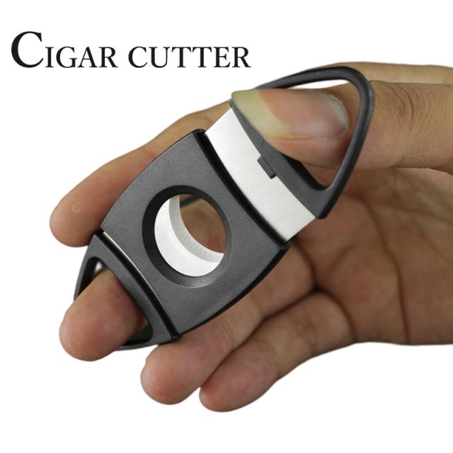 シガーカッター 葉巻ハサミ ギロチン式 葉巻き タバコ 煙草 喫煙