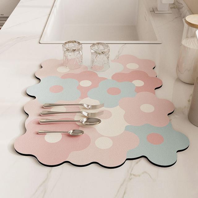 ランチョンマット プレイスマット 単品 30×40cm 長方形 フラワー 花柄
