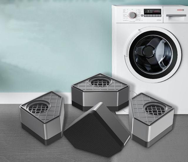 洗濯機かさ上げ台 4個セット 8cm 底上げ台 置き台 洗濯機台 防振