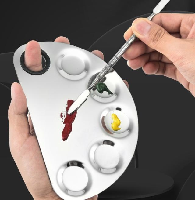 メイクアップパレット カラーブレンド ミキシング スパチュラ