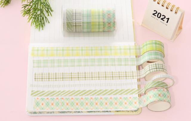 マスキングテープ マステ 6本セット setクラフト ラッピング 付箋