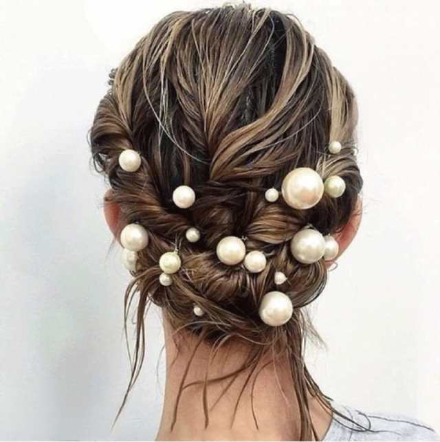 ヘアピン Uピン 18本セット レディース 女性 ヘアアクセサリー 髪留め