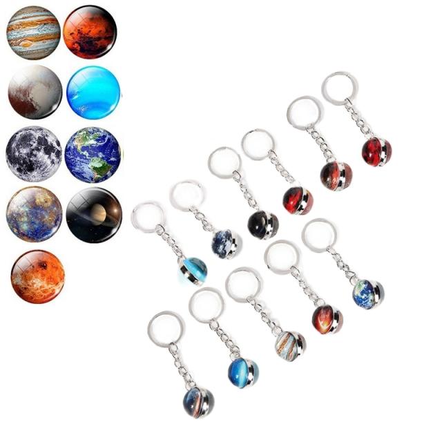 惑星キーホルダー バックチャーム レディース キーホルダー キーリング